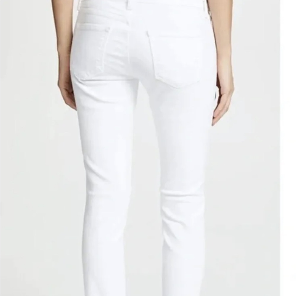 NWT $178 J Brand Cropped Skinny Jeans in Demented Distressfrd White Wash Sz 28 - Picture 3 of 7